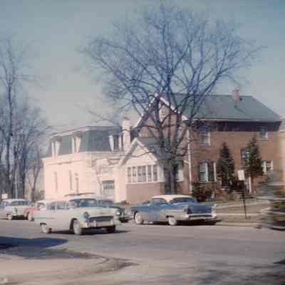 Village hall and Congregational Church Parsonage