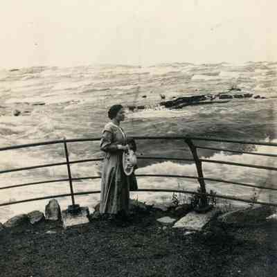Lois Hisey from the 1916 honeymoon trip to Niagara Falls.
