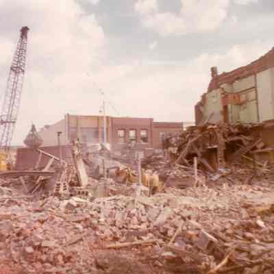 October 1971 Demolition. Urban Renewal.