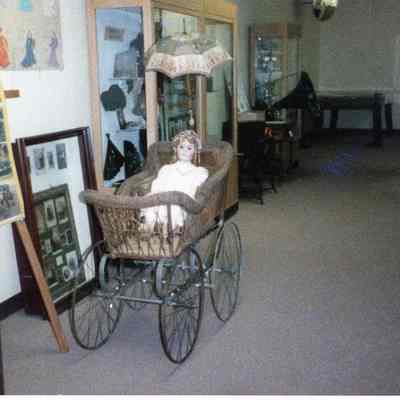 Nettie Barker's 1903 buggy. Photo taken in 1987.