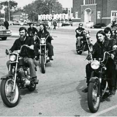 Huns Motorcycle club of Detroit 1972