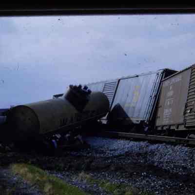 Train derailment - Oct. 1959