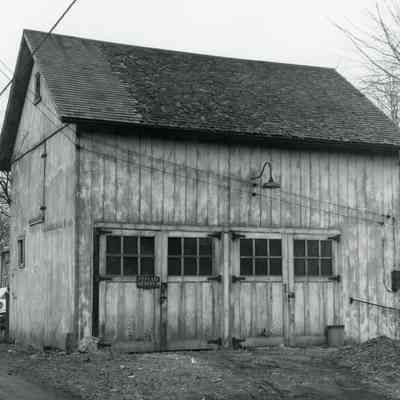 Feb. 1961. Barn in rear
