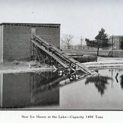 Ice house and Lake Eloise