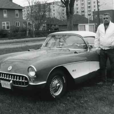Ralph Conell and his Corvette