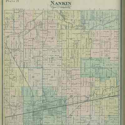 1893 Nankin Township Plat Map