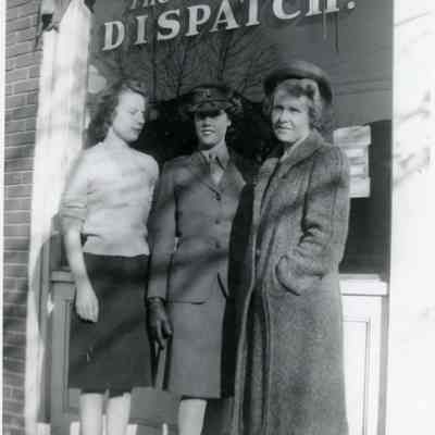 Unknown Women in front of Wayne Dispatch Offices