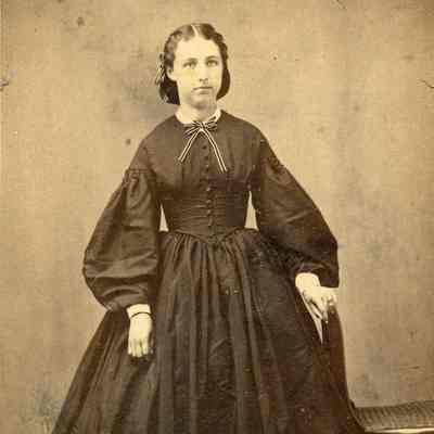 Olive Barnard wife of Henry Barnard taught in Sunday School. Photo taken in 1890.