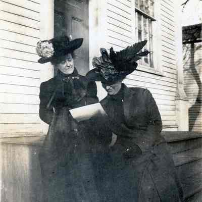 Elizabeth and Katherine Varney, January 28,1911 in Wayne, MI.
