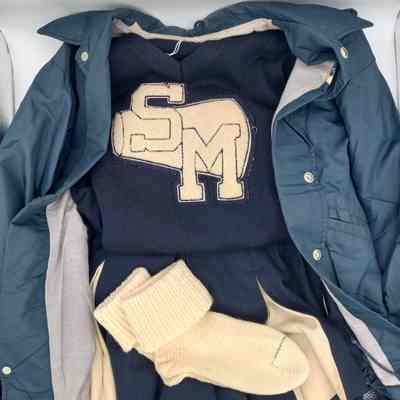St. Marys Cheer Uniform and Pom Poms