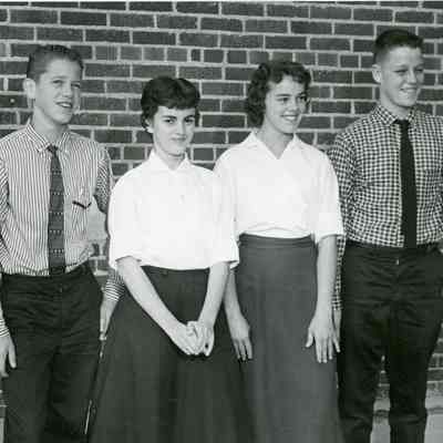 Freshman Class officers 1958
