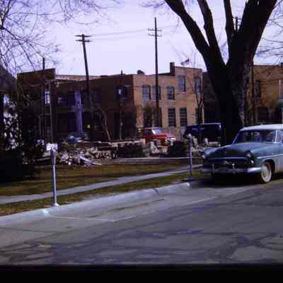 NW corner Park and Biddle. Back of Detroit Edison Building very visible.