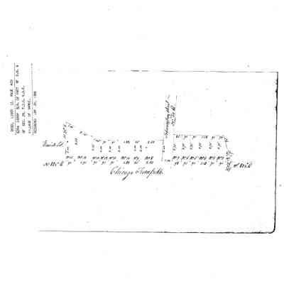 1835 Ezra Derby Plat of Wayne