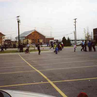 Kids playing outside