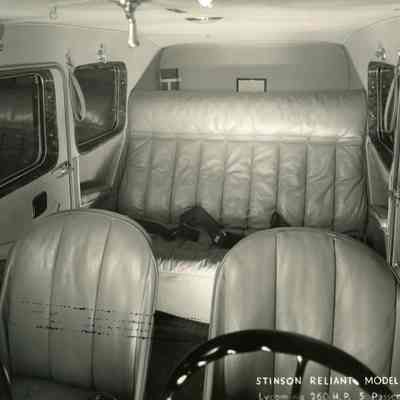 Interior of the Stinson Reliant Model SR-8C