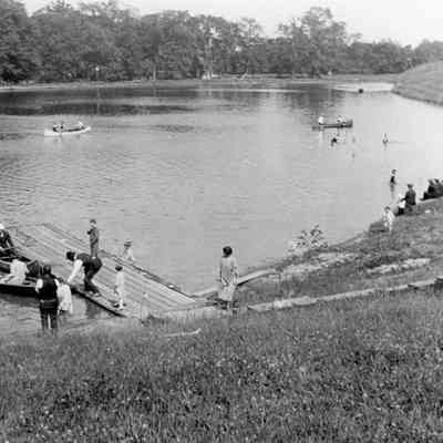 Bathing and canoeing