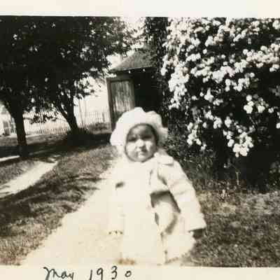 Bernice Greenwalt as a baby.