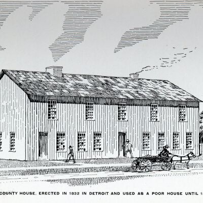 First poorhouse in Detroit