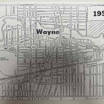 1959 Map Of Wayne