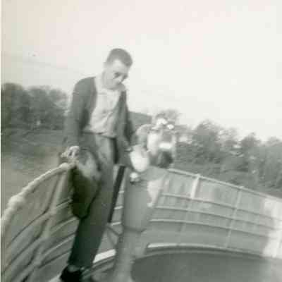 Ray Long at the WHS graduating Class of 1947, class trip.