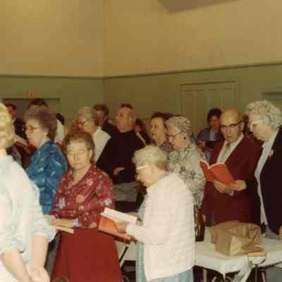 A Lenton Fellowship Dinner in 1982.