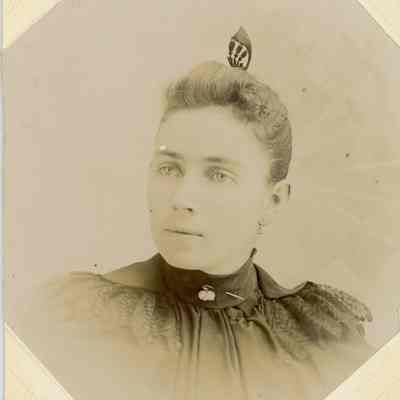 Annie Butler in 1896.