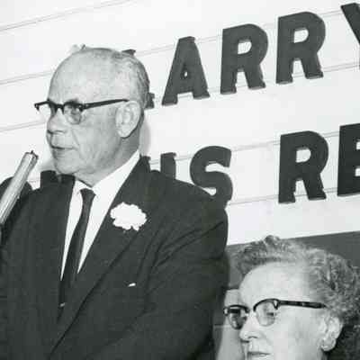 Larry Knox and Mrs. Knox