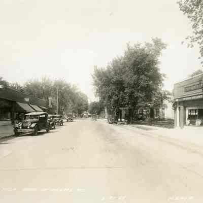 Looking North up Monroe from near Brush