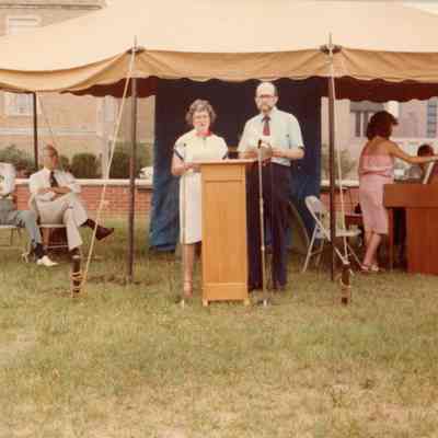 Out Door Service and Homecoming on July 18, 1982.