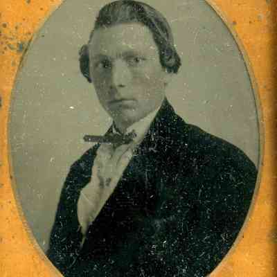Charles Hosmer at age 18. Co. K, 24th Michigan. Died in Civil War in 1863.