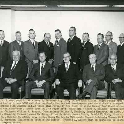 "Safe Driver" Awards Meeting on December 22, 1965