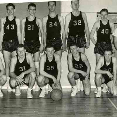 Tiger - Manager, Bob Bower, Duane Cain, Ken Betz, Glen Baxter, Bill Conner, Coach Deluca; Ron Ferguson, Virgil Duprie, Dick Barnhill, Jerry Betz, Bill Sexton