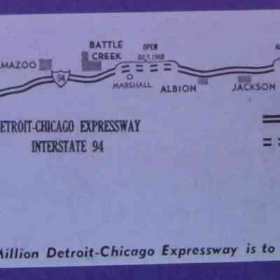 1961 Ad for Interstate 94 opening