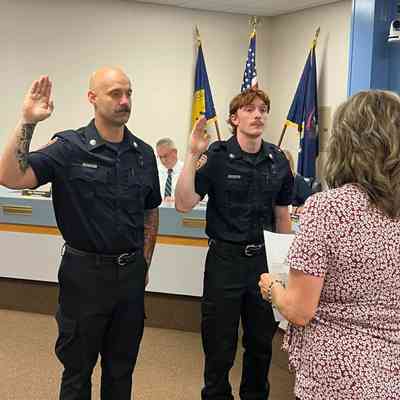 Swearing in New Firefighters 2024