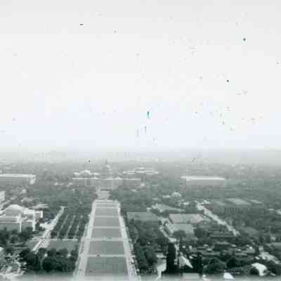 Capitol Building (center back) at Washington DC on Aug. 23, 1952.