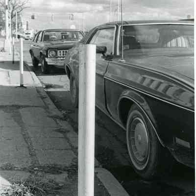 Cars parked on North side of Michigan between Elizabeth and Sophia