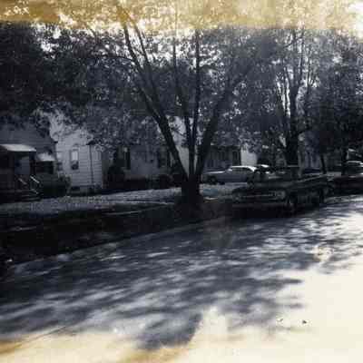 East side of Pershing Street, looking South