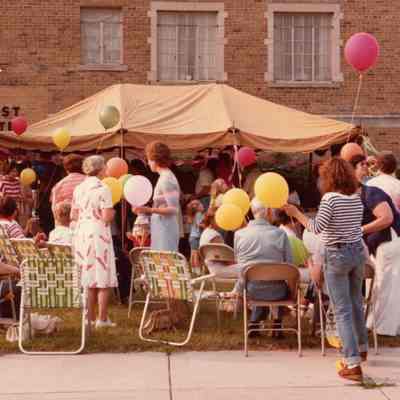 150th Birthday Party of the Church and Ice Cream Social on June 27, 1982.