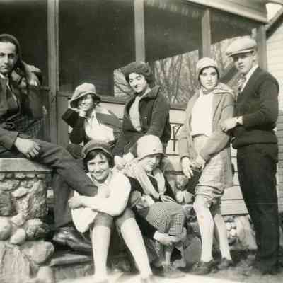 In the right in the front is Shirley Merrell and Margaret Davidson.