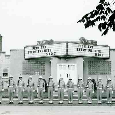 VFW Hall and VFW Drill Team
