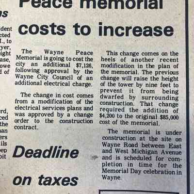 Feb 1975 article about cost increase