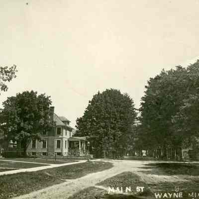 Main looking East at Washington (Wayne Rd.) 1909