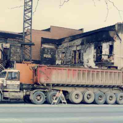 35210-35164 Michigan - Wayne Theatre after 1985 fire