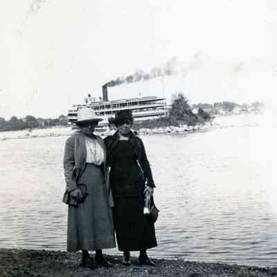 Ellen Martin and Mrs. Caine at Bob-Lo on Sept. 1, 1919 (Labor Day).