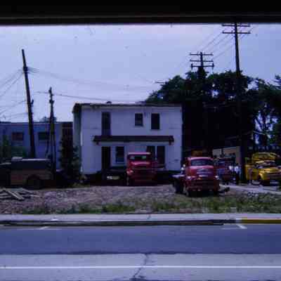Former site of Edison building in foreground.