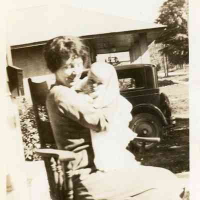 Bernice Greenwalt as a baby.