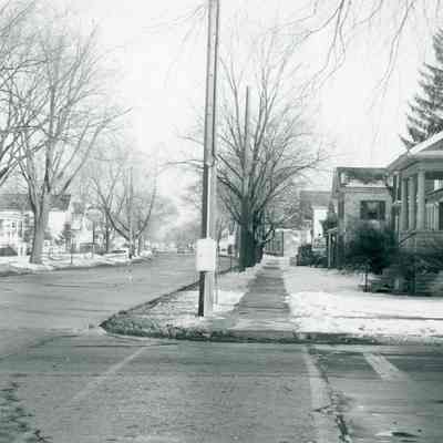 Main Street looking East from Washington (Wayne Road)