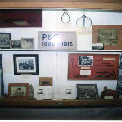 Prouty and Glass display. Photo taken in 2009.