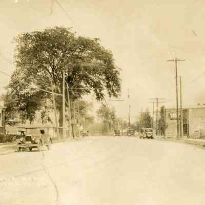 Wayne road looking North towards Chestnut. 1928