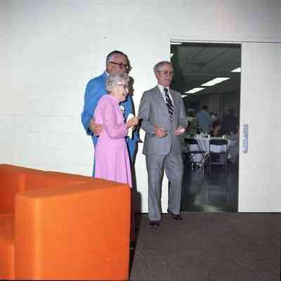 Ida Doletzky in pink dress.